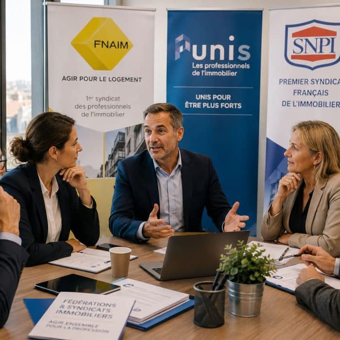 réunion de la fédération et des syndicats de l'immobilier
